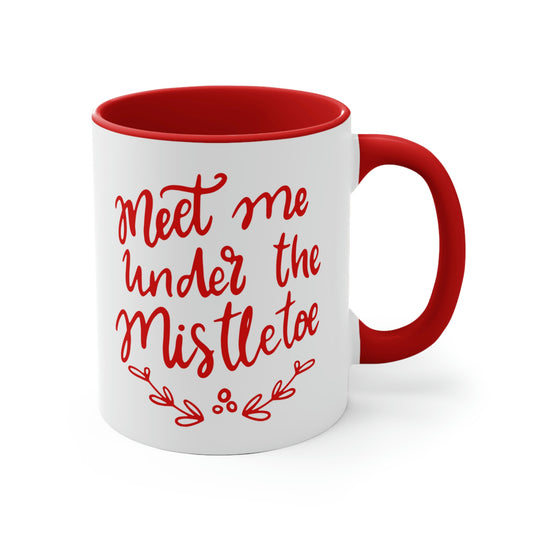 Meet Me Under The Mistletoe Mug