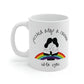 Perched Atop A Rainbow With You Mug