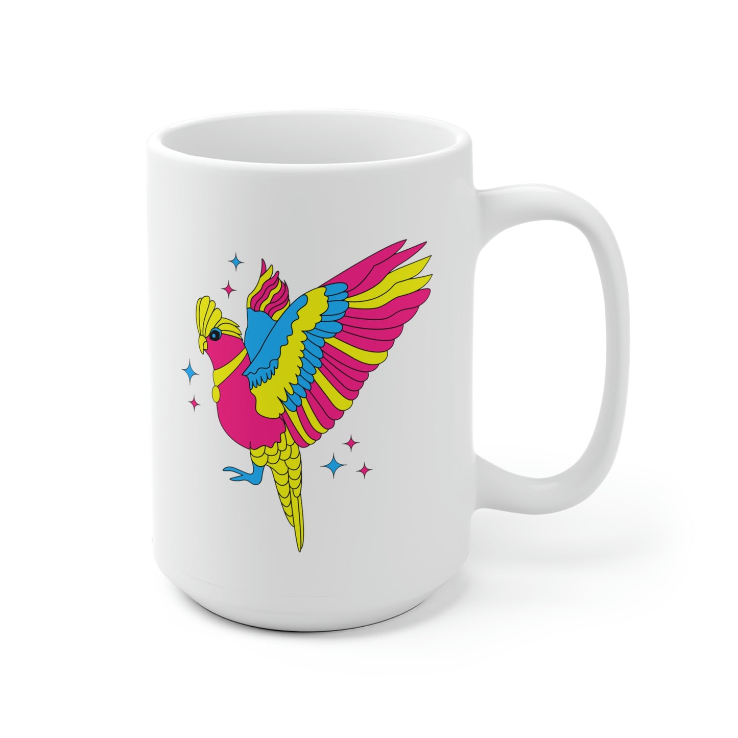 Pansexual Galah Bird Mug