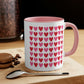 Hearts Pattern Mug