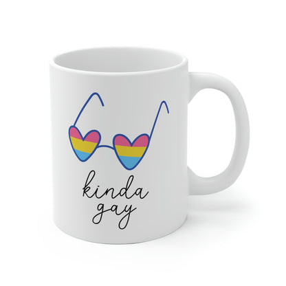 Kinda Gay Pansexual Sunglasses Mug