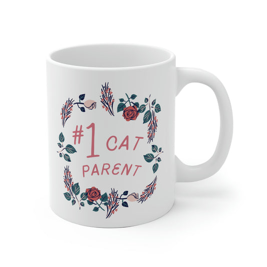 Number 1 Cat Parent Mug