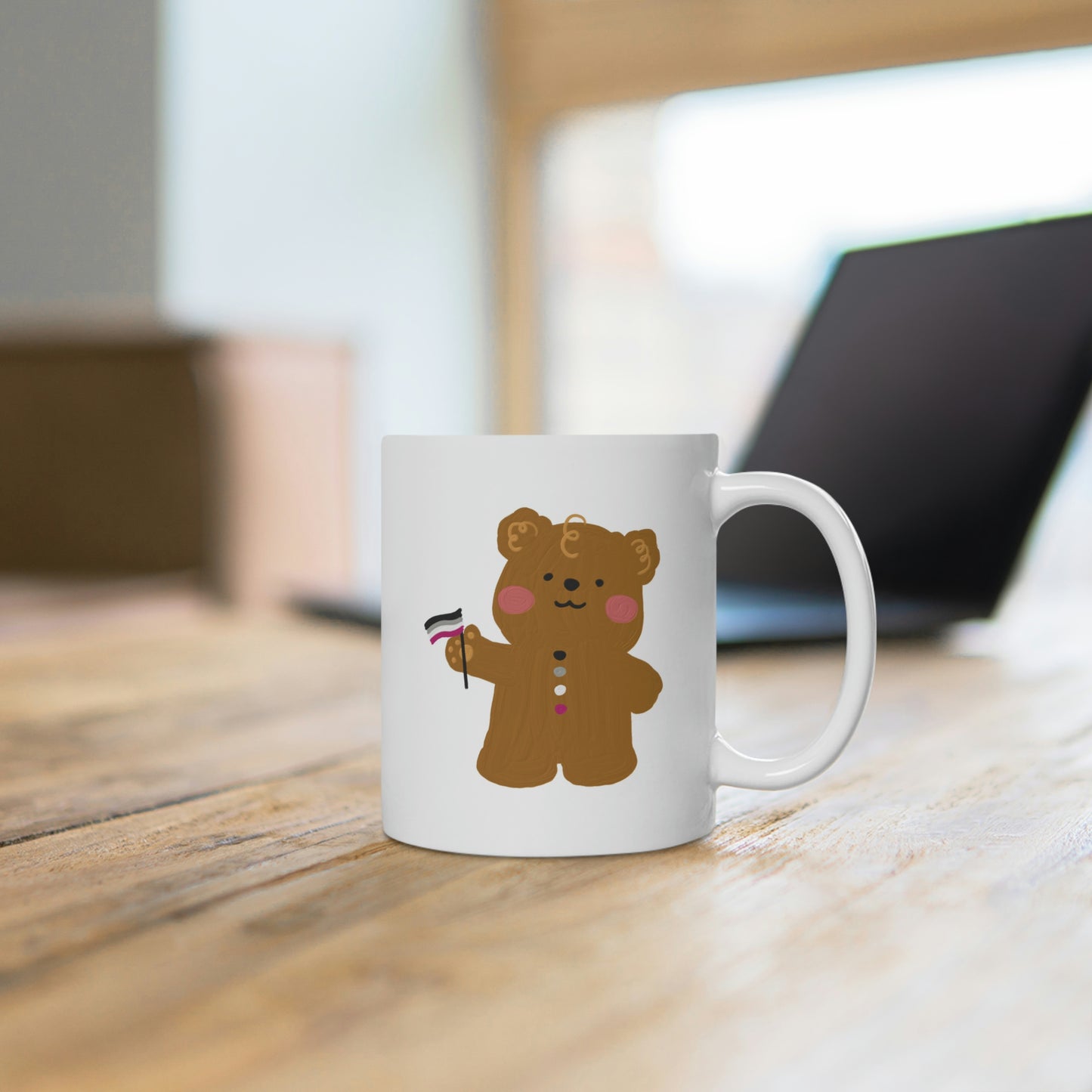 Asexual Cute Bear Mug