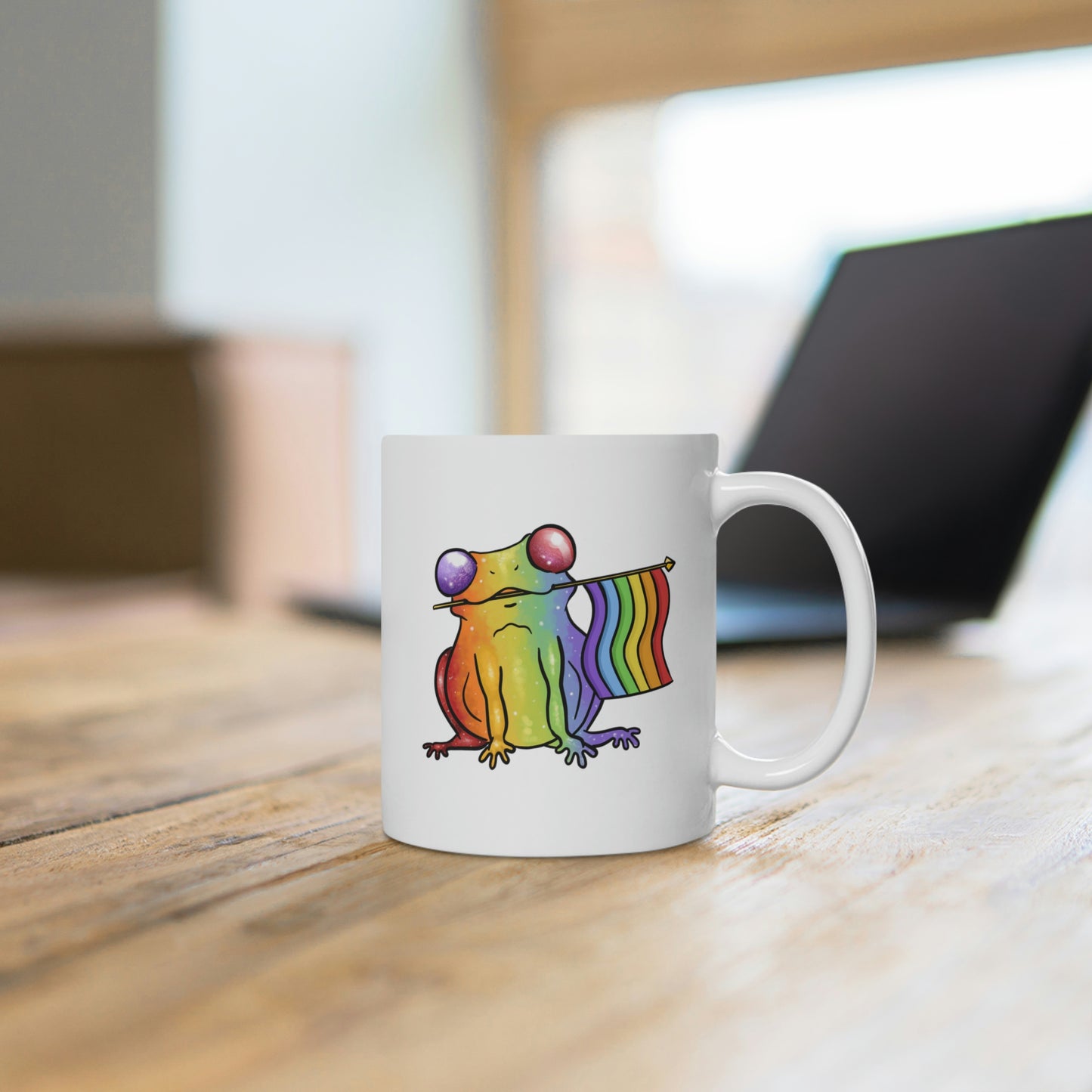 LGBTQ Frog Mug