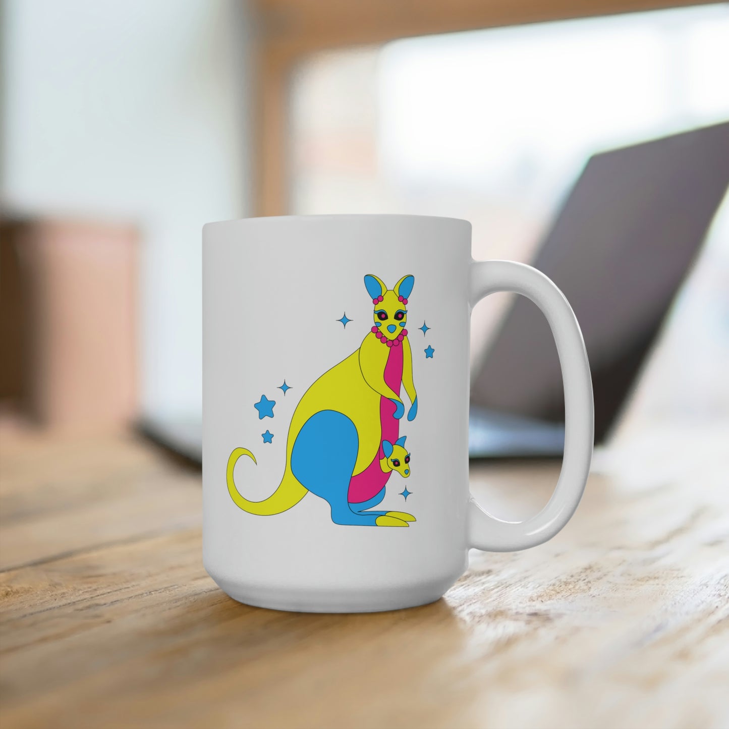 Pansexual Kangaroo Mug