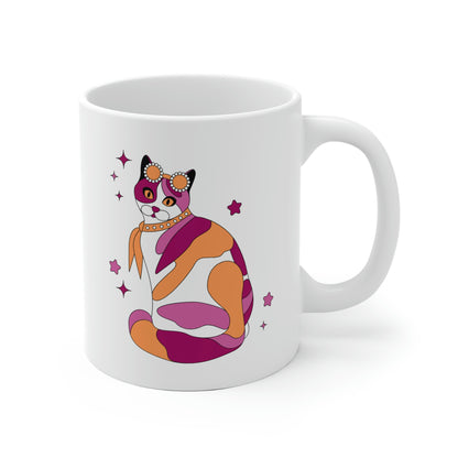 Lesbian Calico Cat Mug