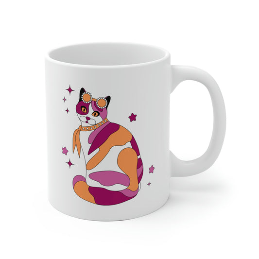 Lesbian Calico Cat Mug