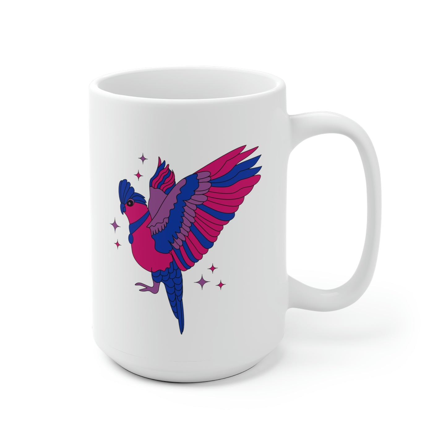 Bisexual Galah Bird Mug