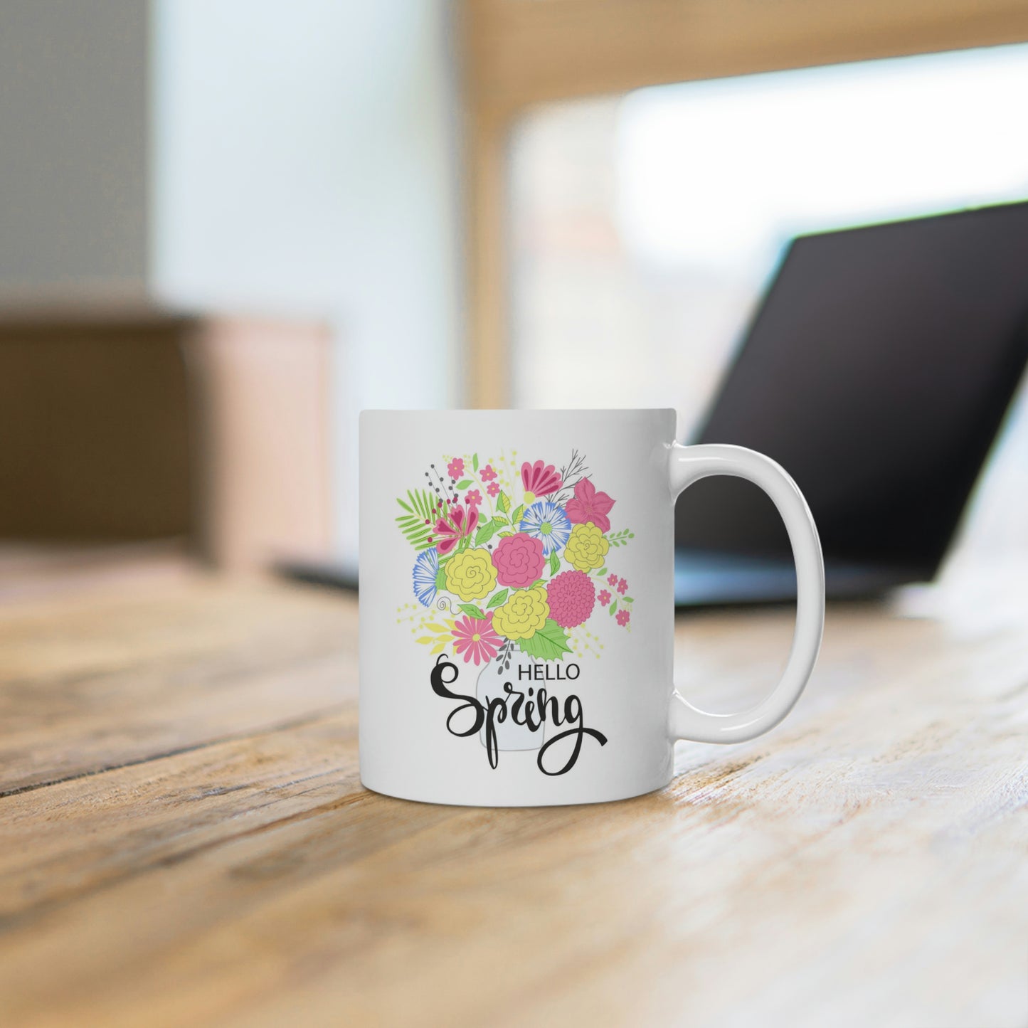 Hello Spring Flower Mug