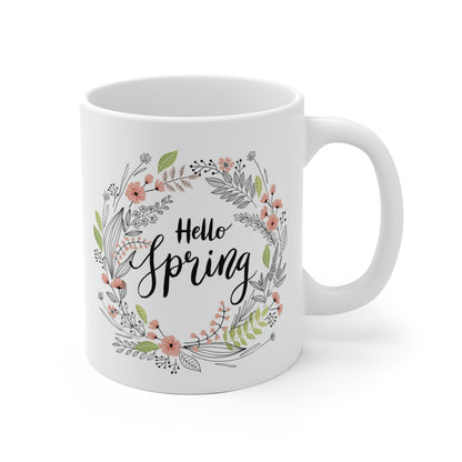 Hello Spring Flower Mug