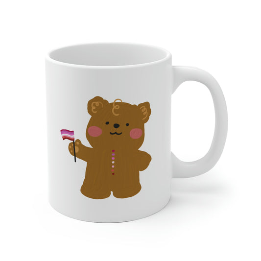 Lesbian Cute Bear Mug