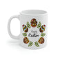 Happy Easter Floral Egg Mug