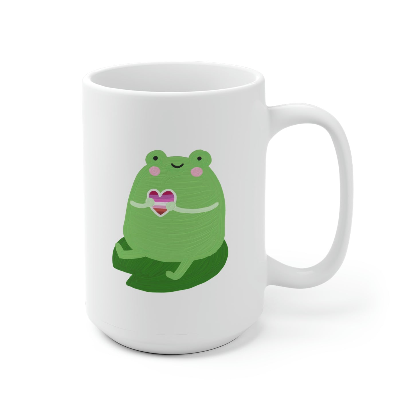 Lesbian Cute Frog Mug