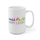 Happy Easter Rainbow Bunnies Mug