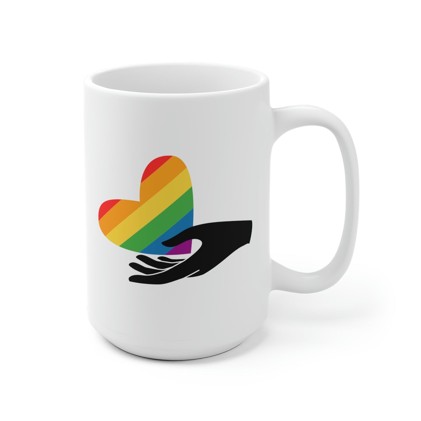 Rainbow Heart Outreach Mug