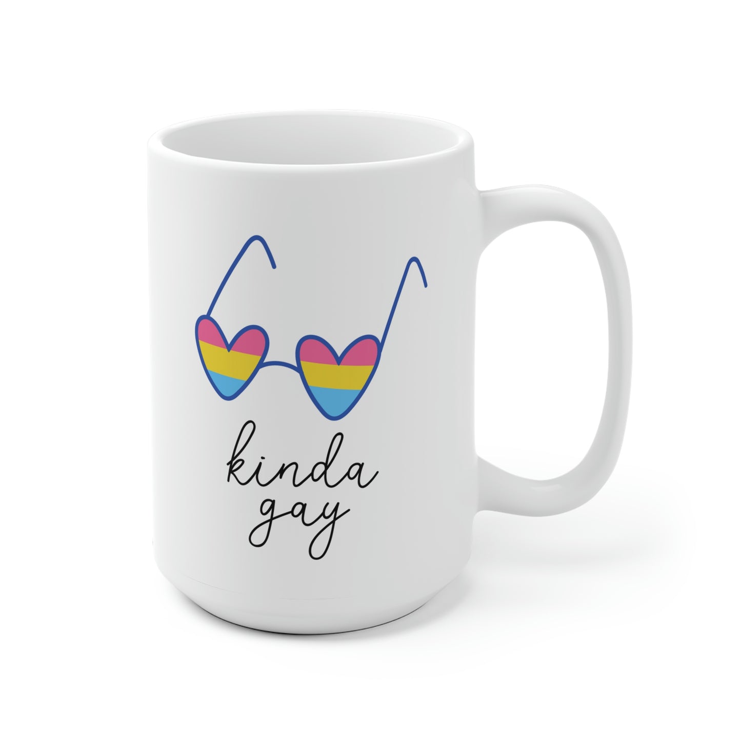 Kinda Gay Pansexual Sunglasses Mug