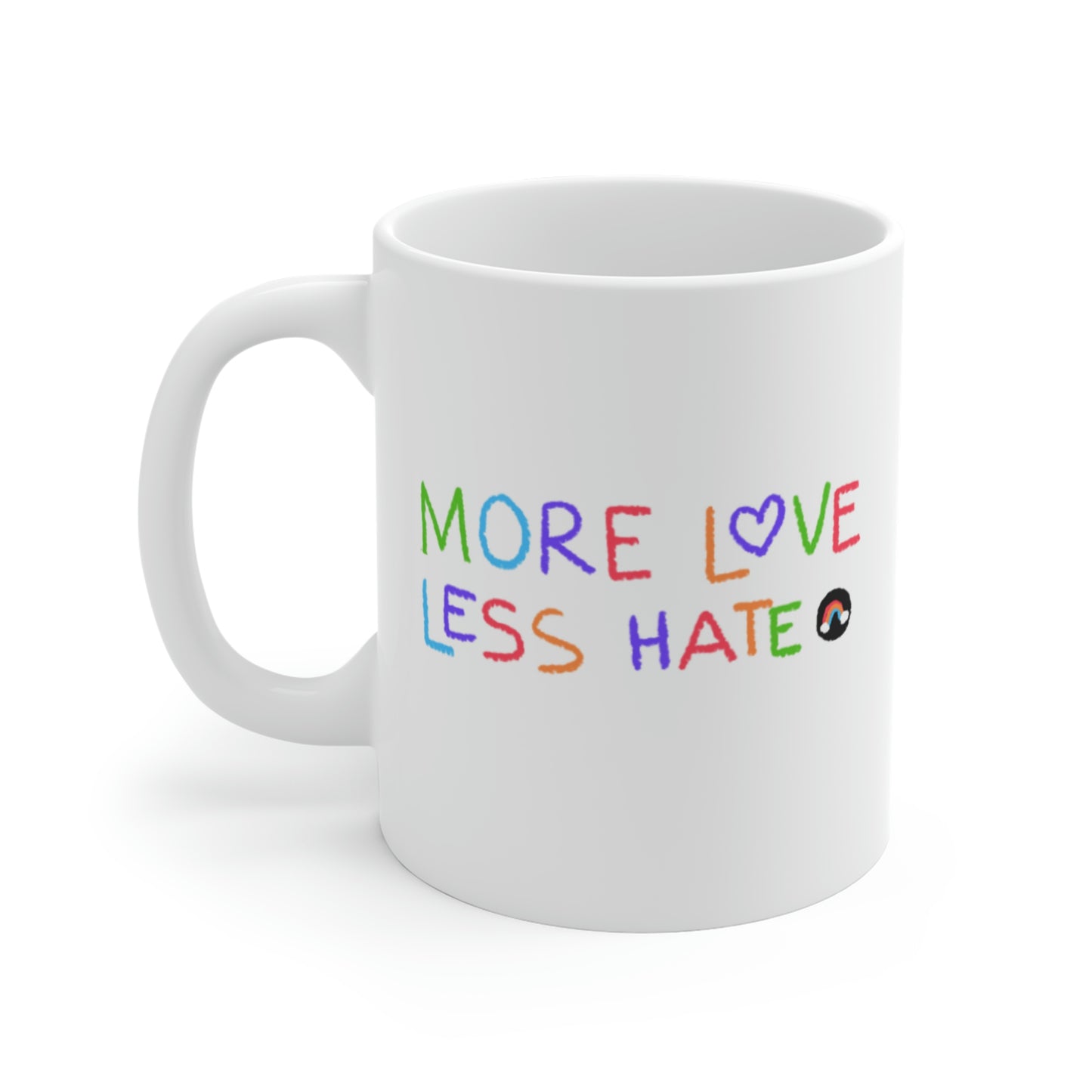 More Love Less Hate Mug