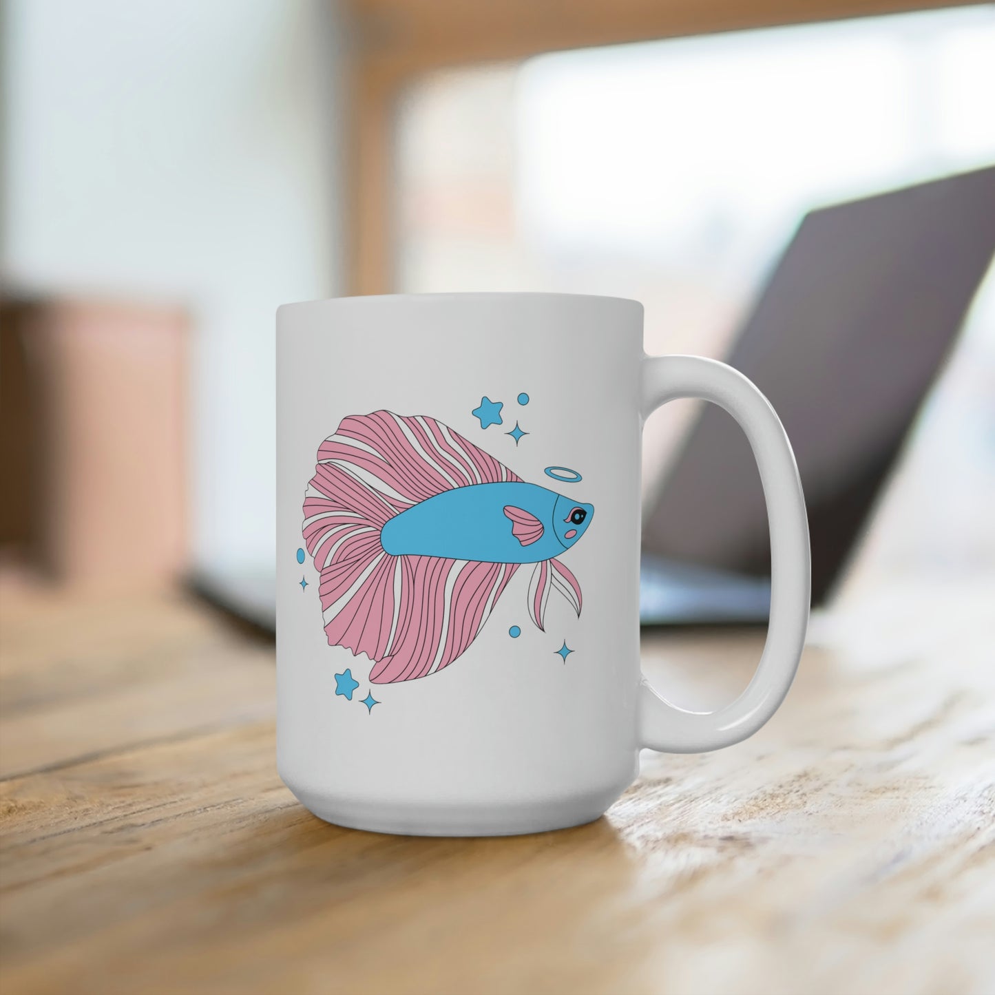 Transgender Betta Fish Mug