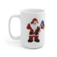 Patriotic Santa Mug