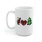 Peace Love Christmas Mug