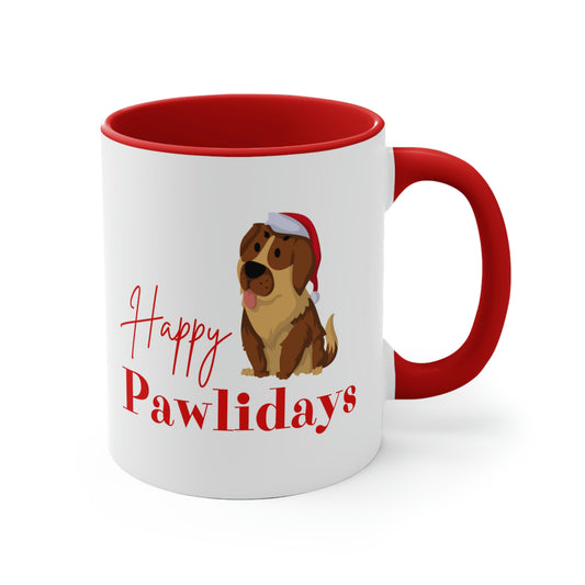 Happy Pawlidays Mug