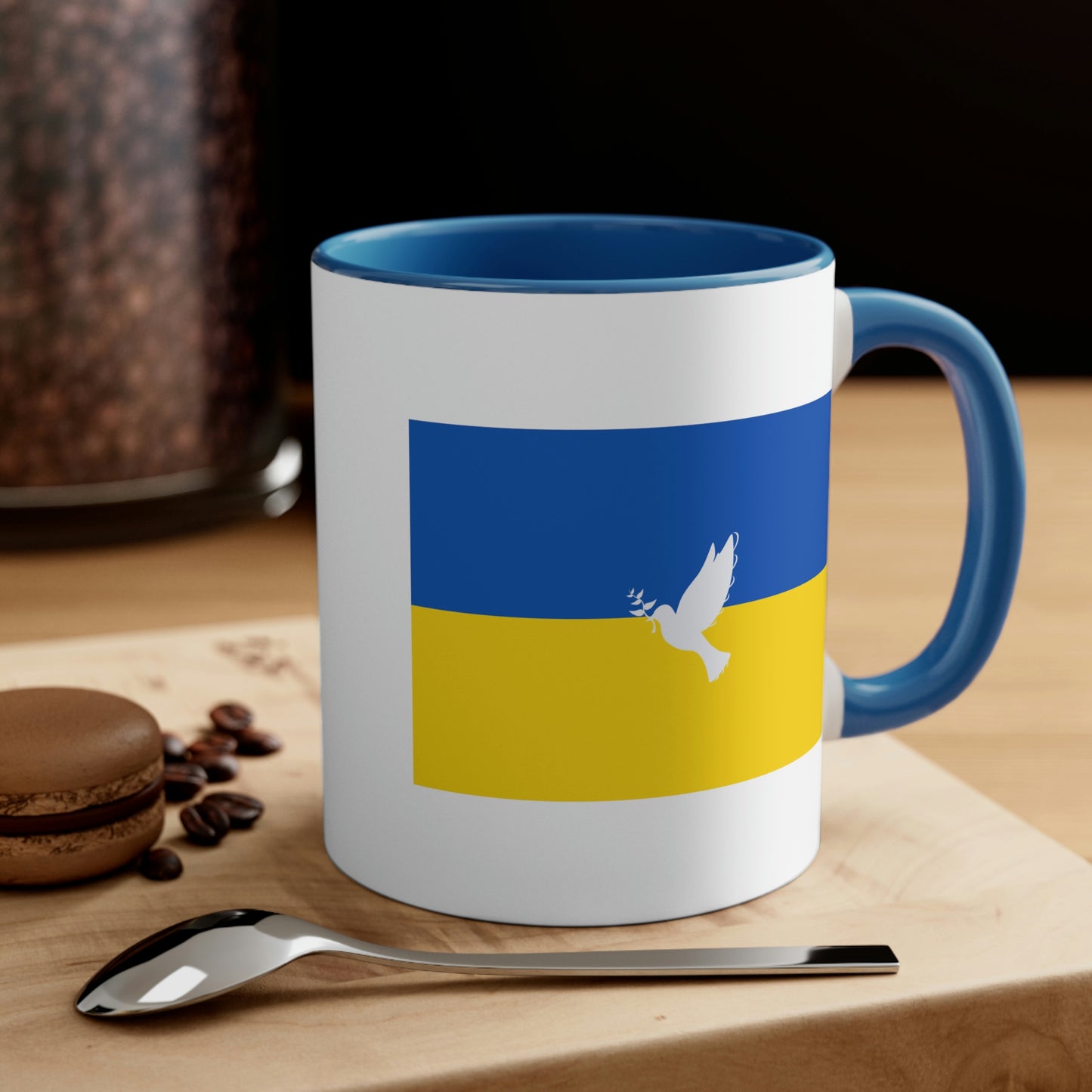 Ukrainian Dove Of Peace Flag Mug