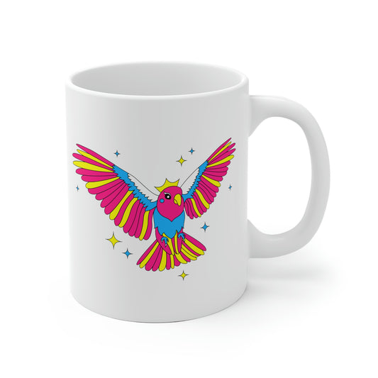 Pansexual Parrot Mug