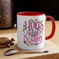 Hugs And Kisses Roses Mug