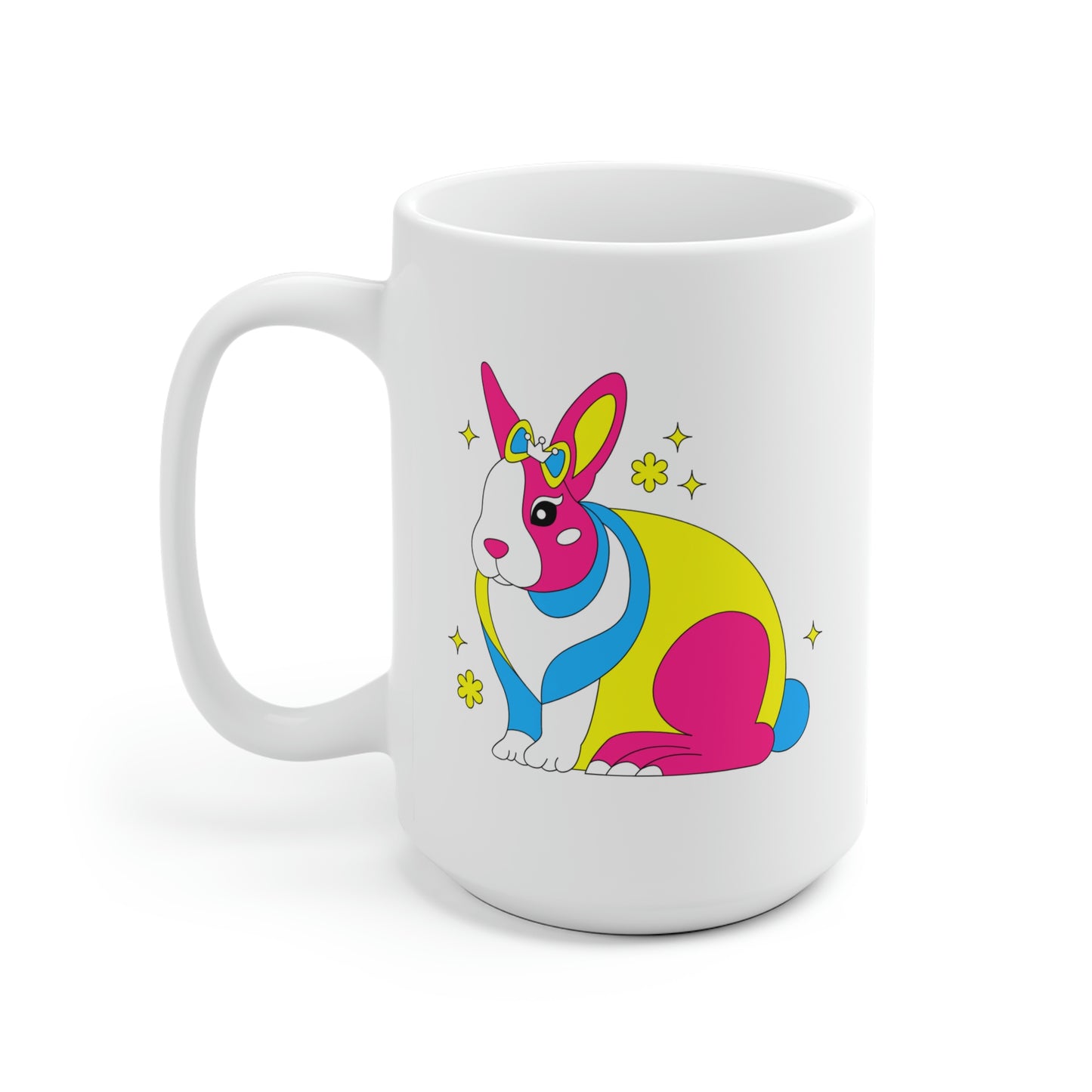 Pansexual Bunny Mug