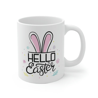 Hello Easter Bunny Ears Mug