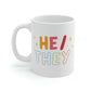 He/They Pronoun Mug