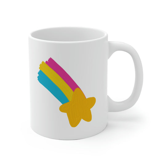 Pansexual Pride Shooting Star Mug