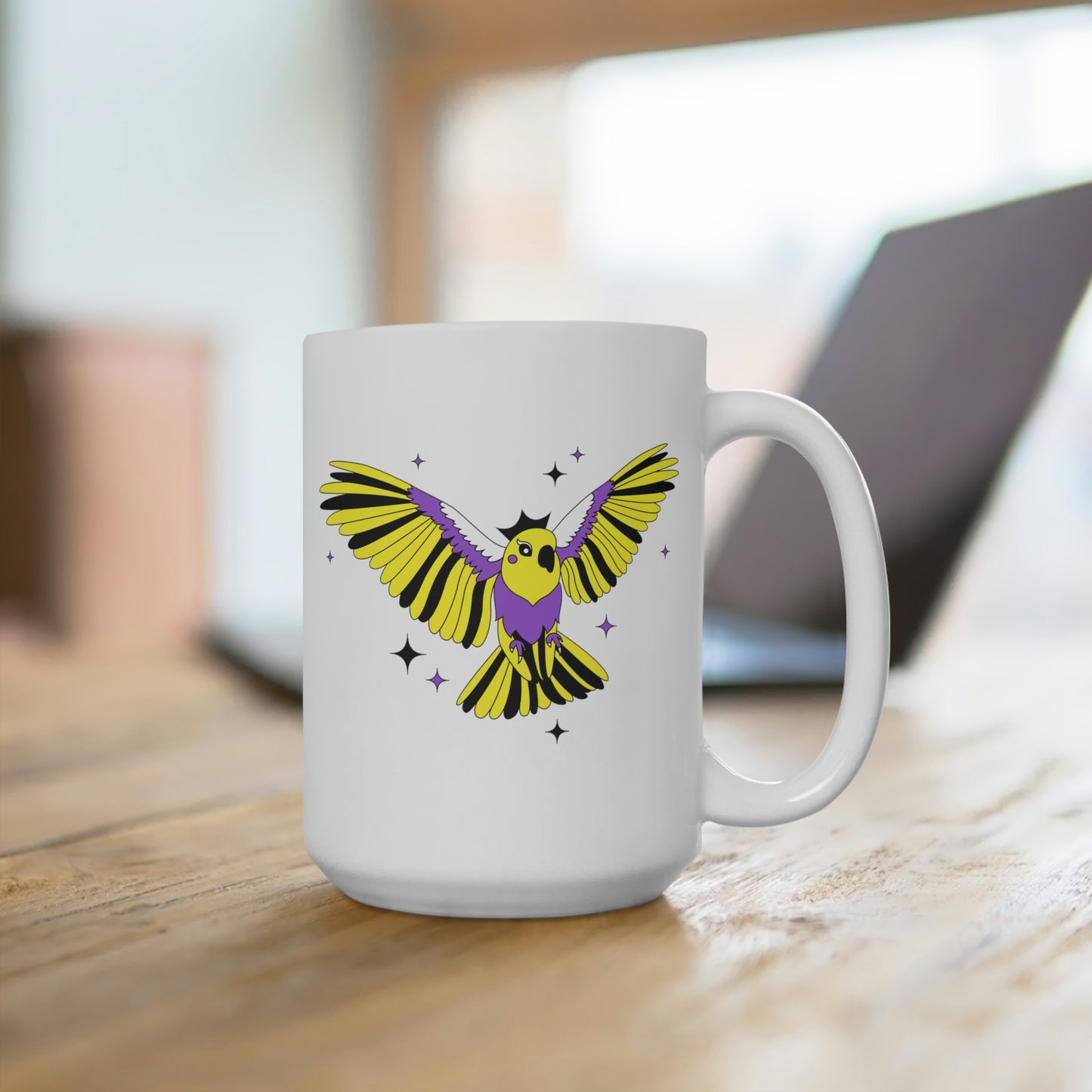 Nonbinary Parrot Mug