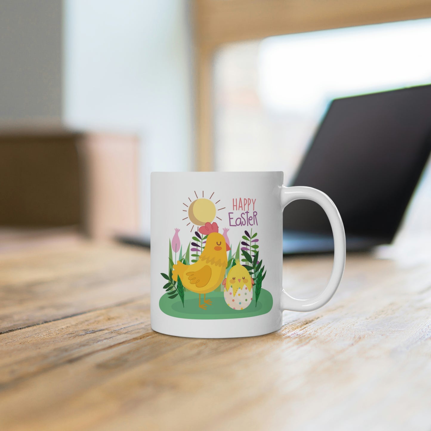 Happy Easter Rooster Mug
