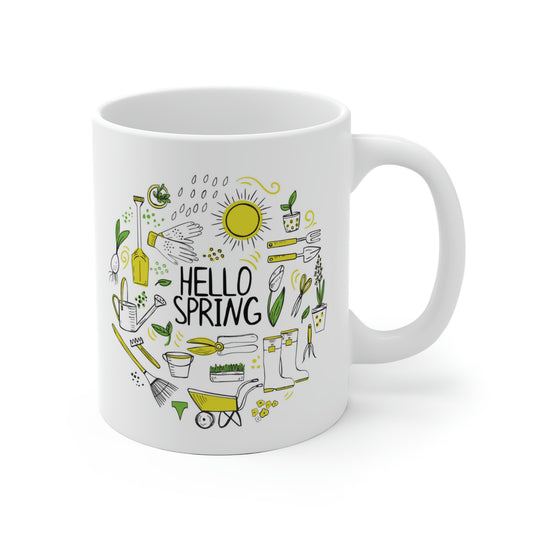 Hello Spring Gardener Mug
