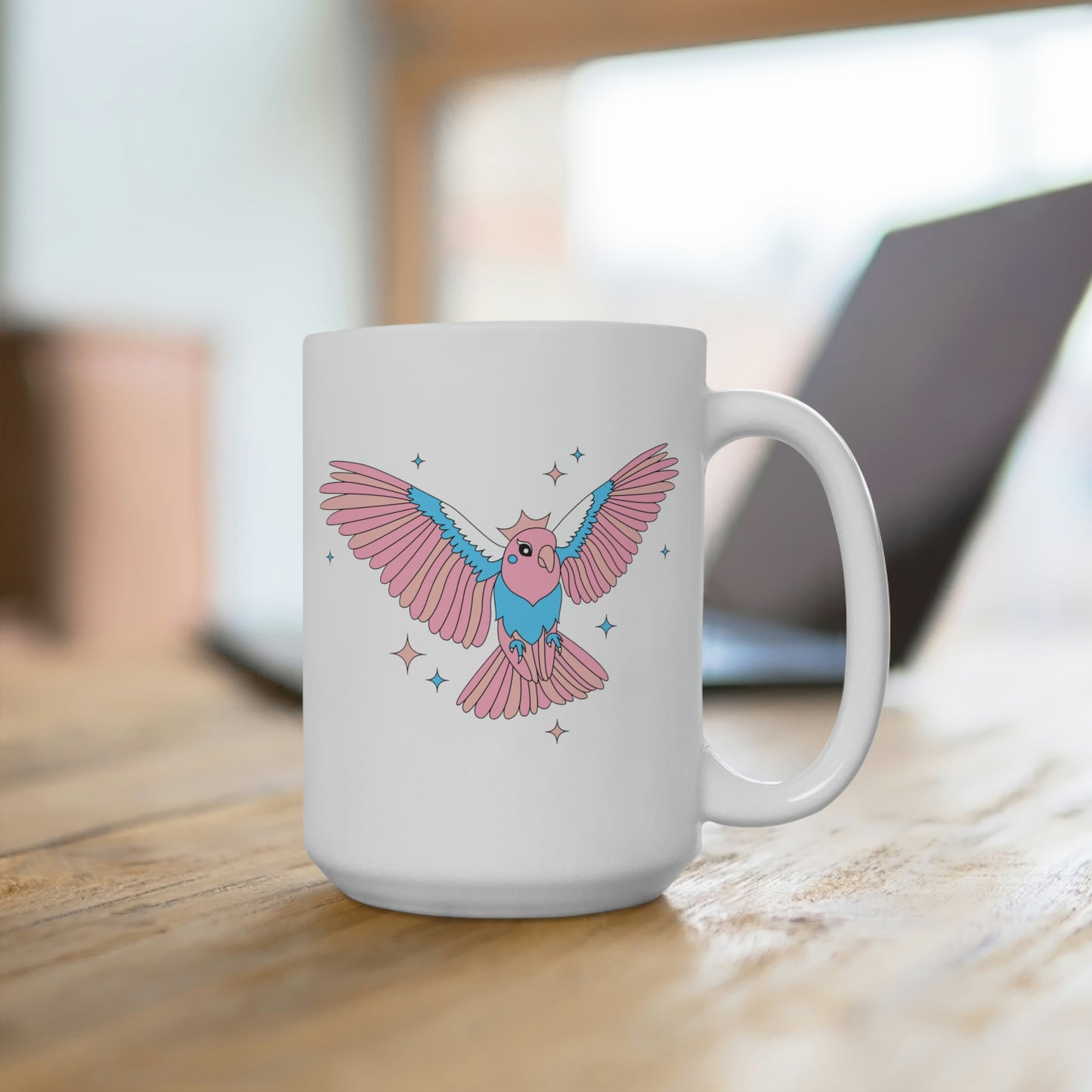 Transgender Parrot Mug