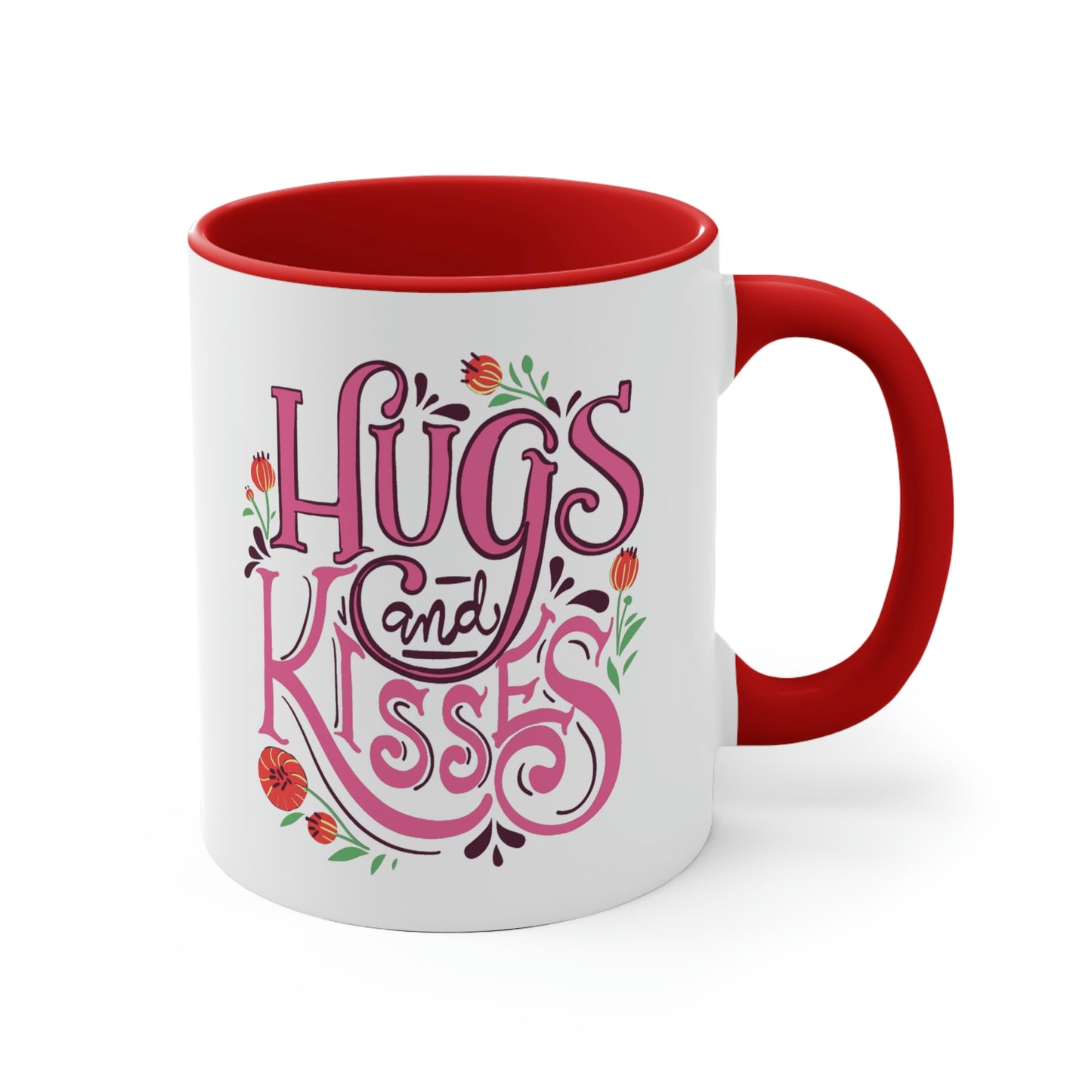 Hugs And Kisses Roses Mug