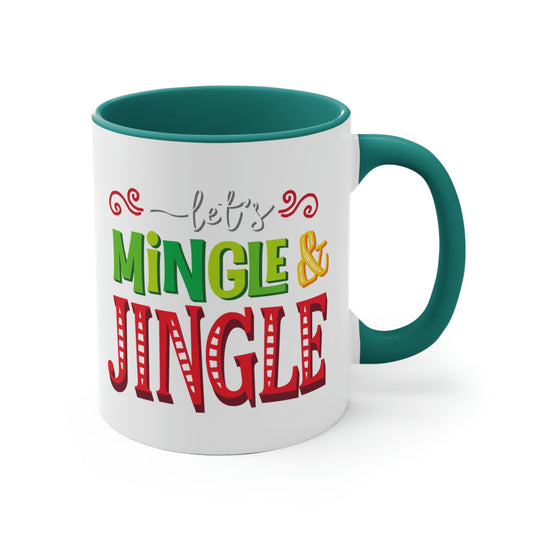 Let's Mingle And Jingle Christmas Mug