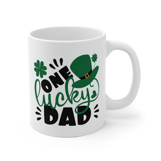 One Lucky Dad Mug