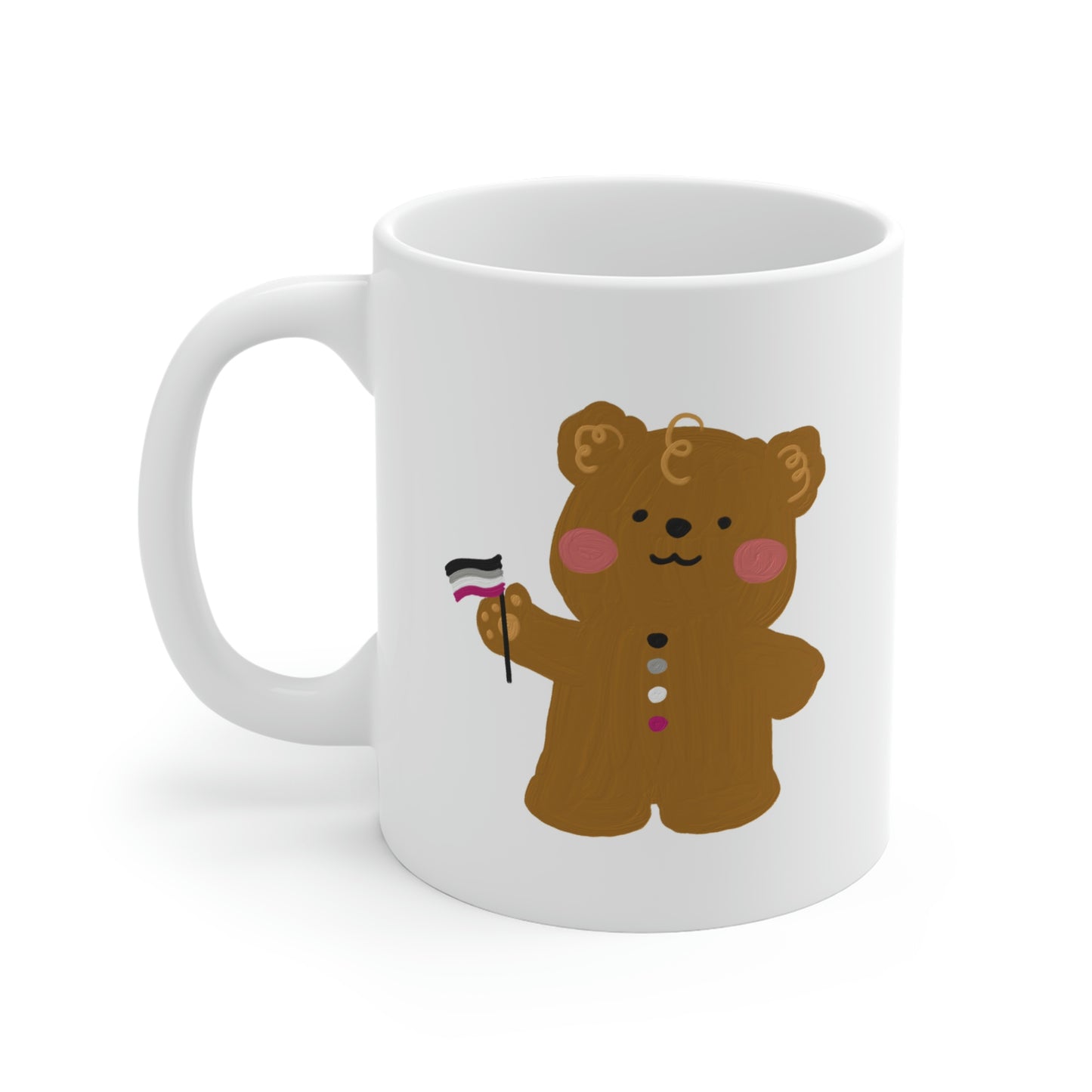 Asexual Cute Bear Mug