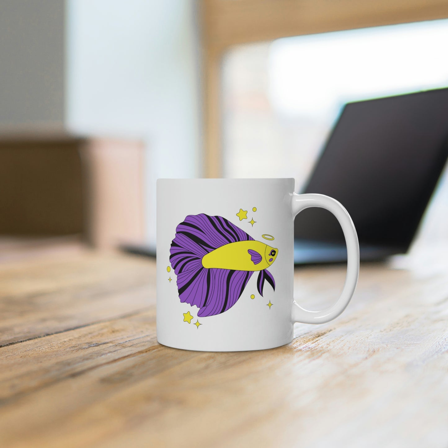 Nonbinary Betta Fish Mug