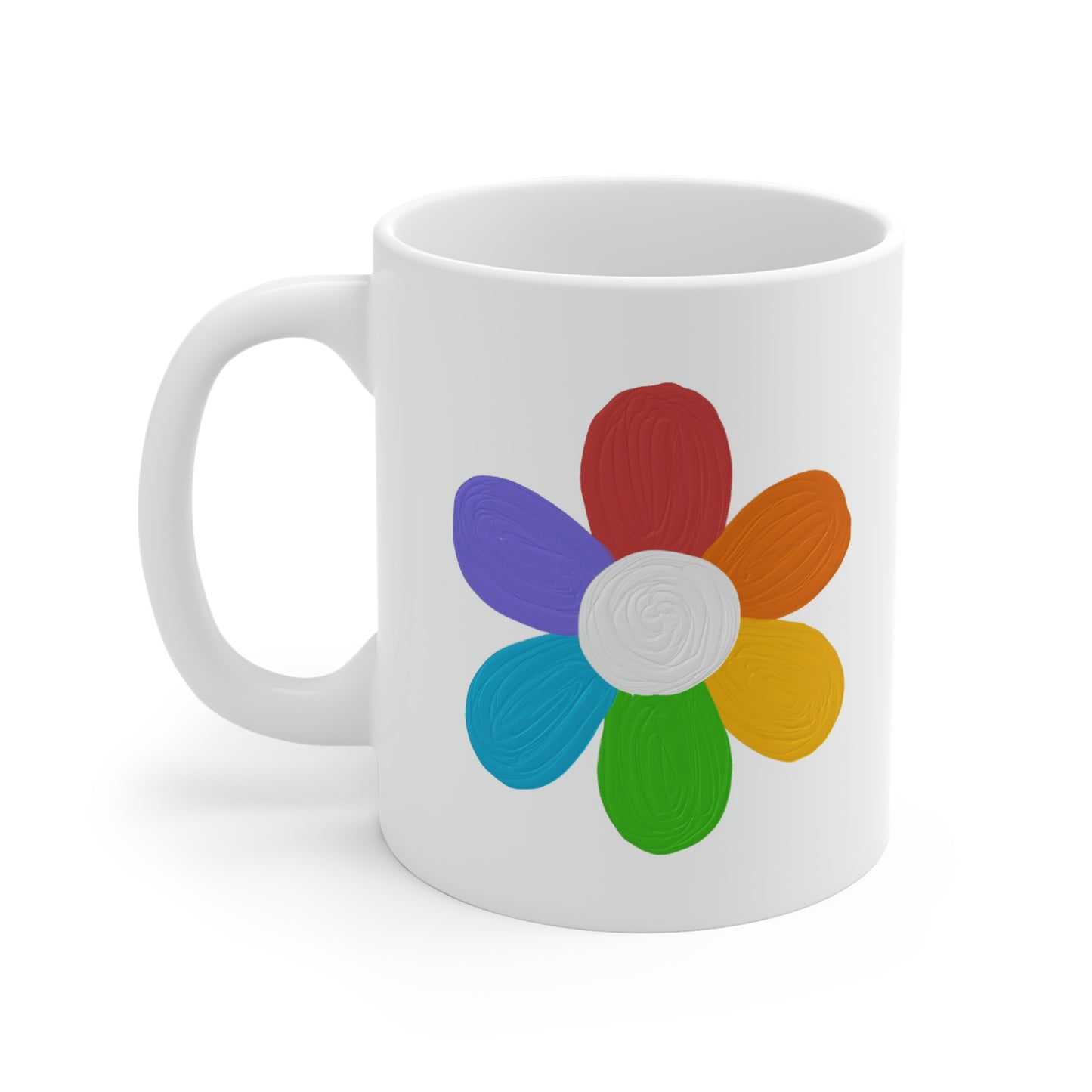 Rainbow Flower Mug