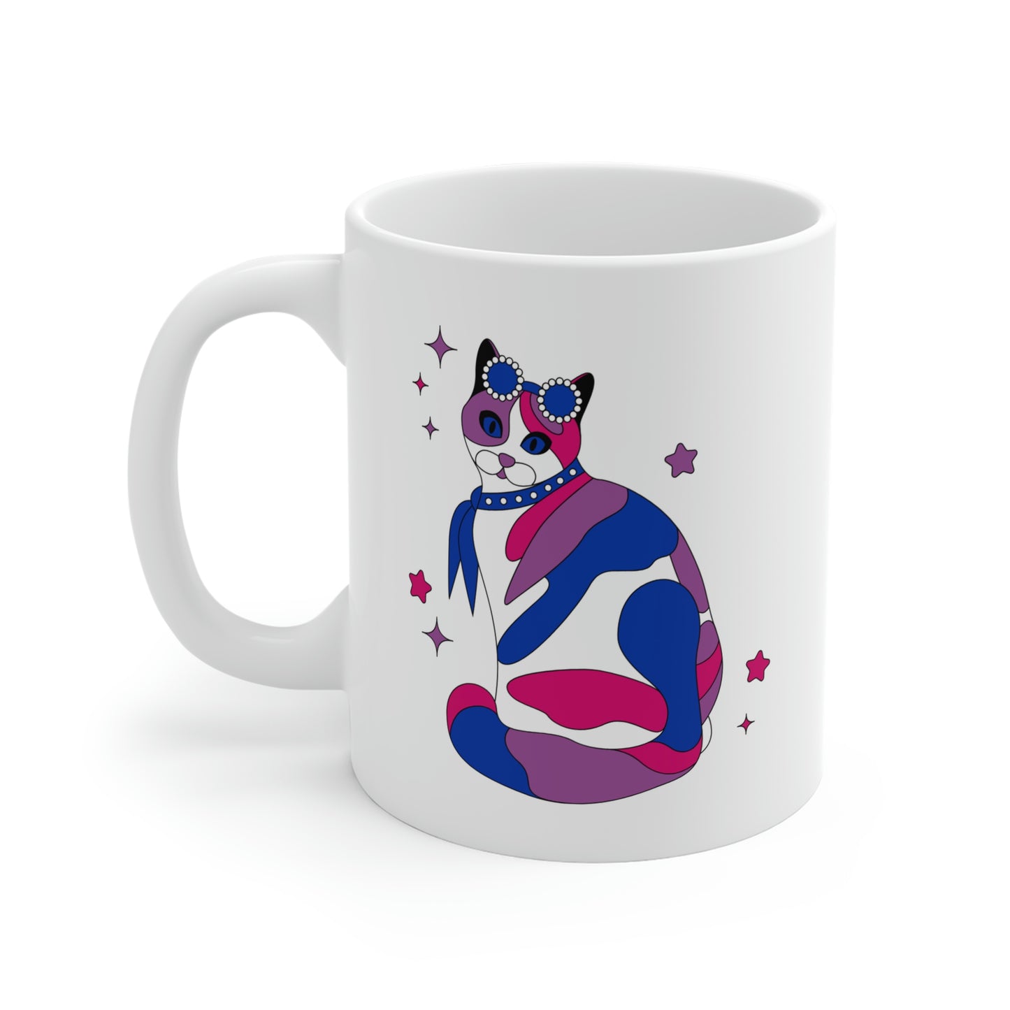 Bisexual Calico Cat Mug