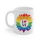Rainbow Sunflower Love Mug