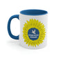 Stand With Ukraine Sunflower Dove Of Peace Mug