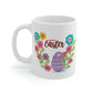 Happy Easter Floral Egg Mug