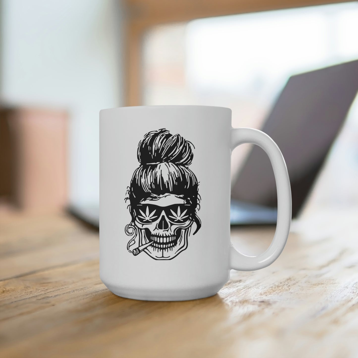 Stoner Woman Skull Mug