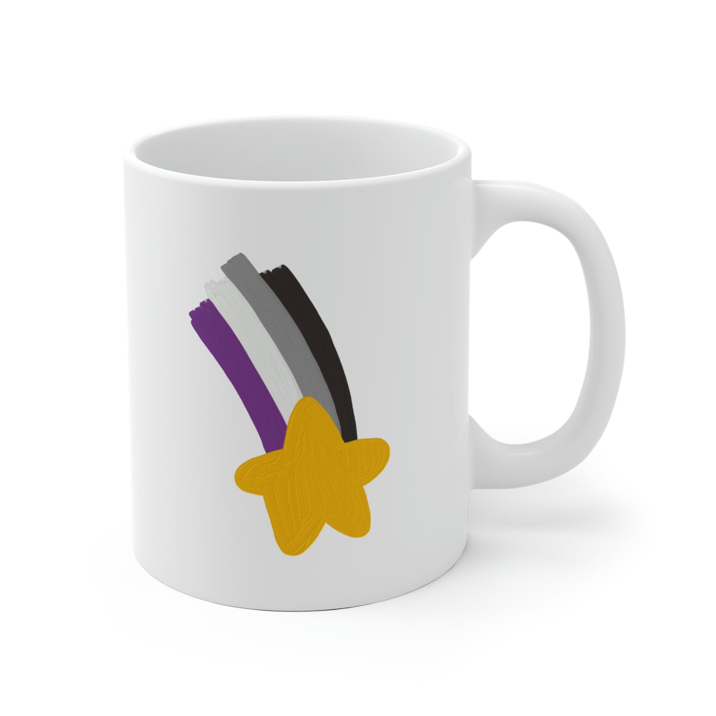 Asexual Pride Shooting Star Mug