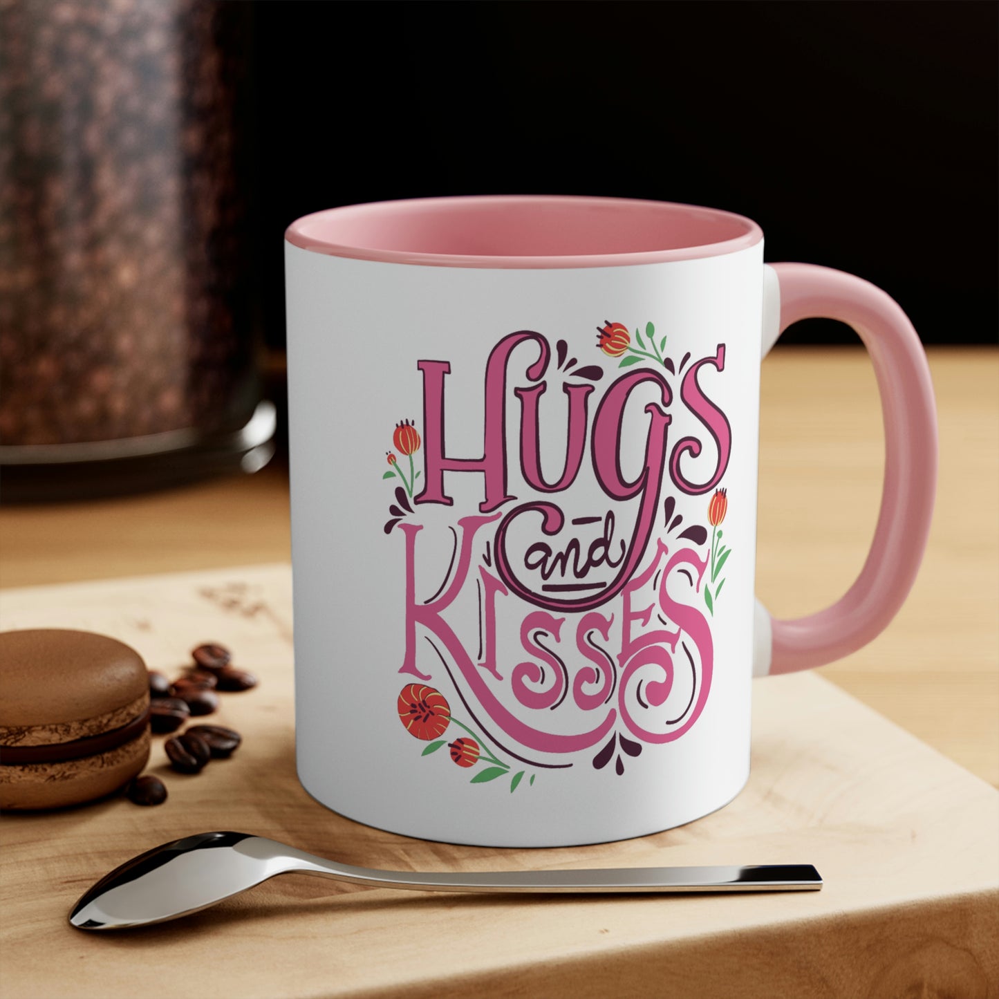 Hugs And Kisses Roses Mug