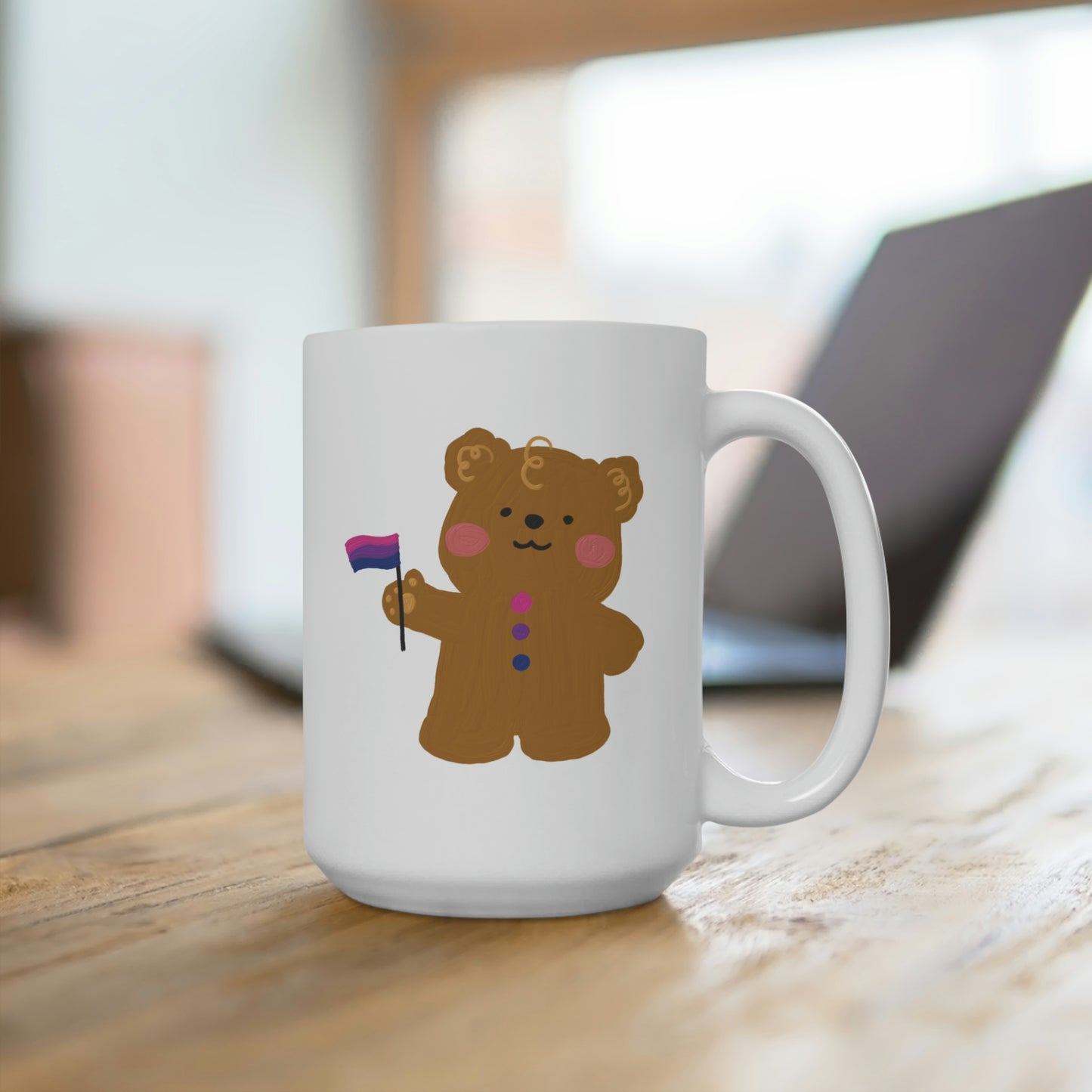 Bisexual Cute Bear Mug